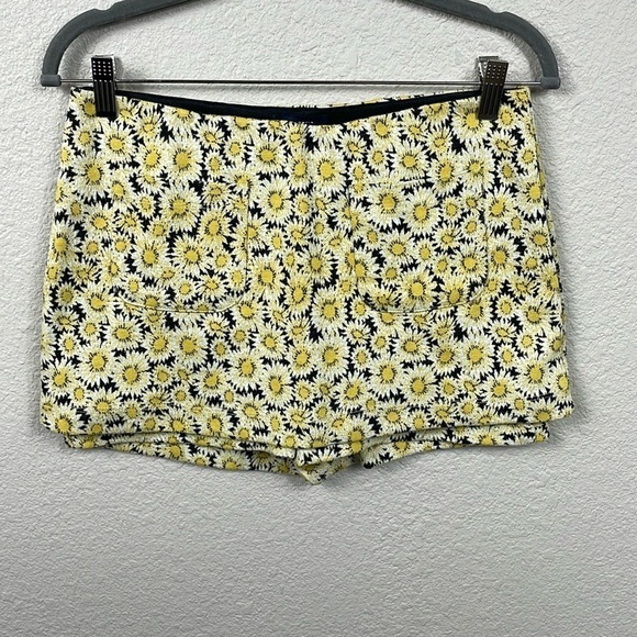 Maeve by Anthropologie Daisy Floral Mini Skort Skirt with Shorts Sz S - Picture 4 of 15